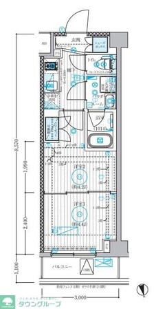 ブライズ宮崎台の物件間取画像